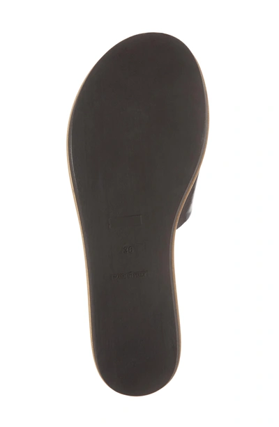 Shop Sheridan Mia Reesa Platform Slide Sandal In Black Leather