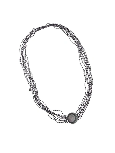 Shop Maria Calderara - Necklace In Black