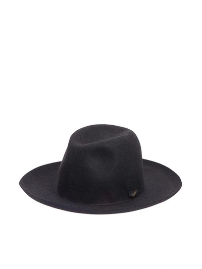 Shop Borsalino Brimmed Felt Large Hat In Black