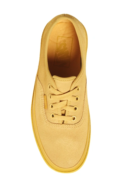 Shop Vans 'authentic' Platform Sneaker In Ochre/ Tawny Olive