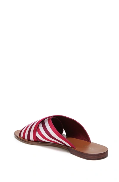 Shop Diane Von Furstenberg Bailie Sandal In Fuchsia/ Pink/ Bordeaux Fabric