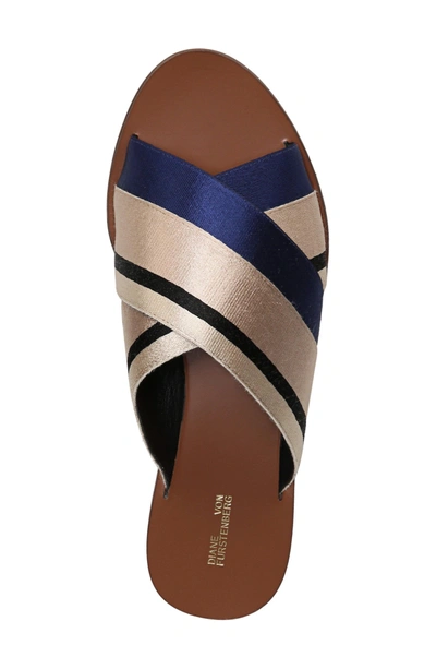 Shop Diane Von Furstenberg Bailie Sandal In Dune Multi