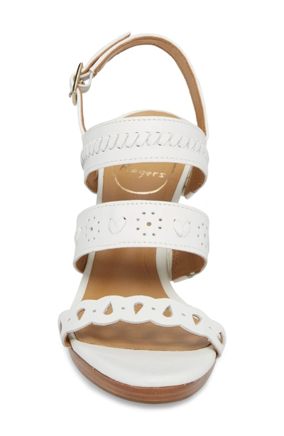 Shop Jack Rogers Arden Wedge Sandal In White Leather