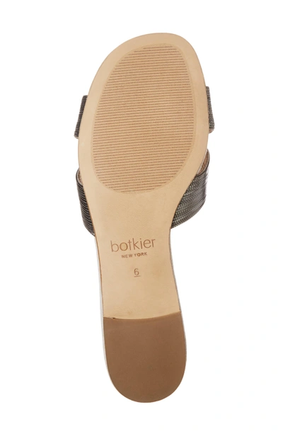 Shop Botkier Millie Cross Strap Slide Sandal In Clay/ Gunmetal Suede