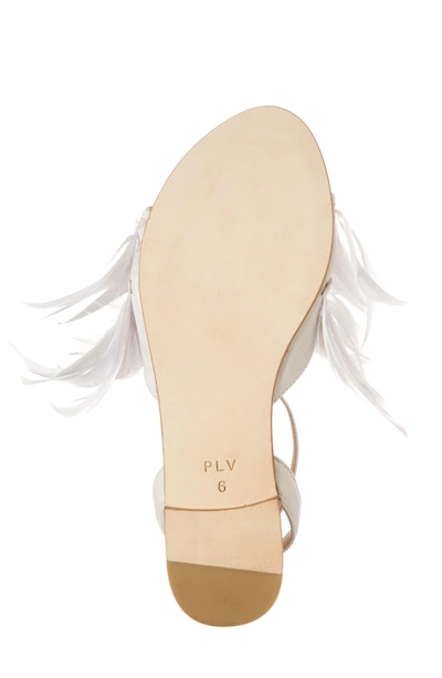 Shop Pour La Victoire Layla Sandal In Ivory Leather