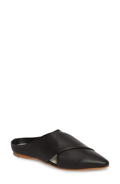 Shop Dolce Vita Camia Cross Band Mule In Black Leather