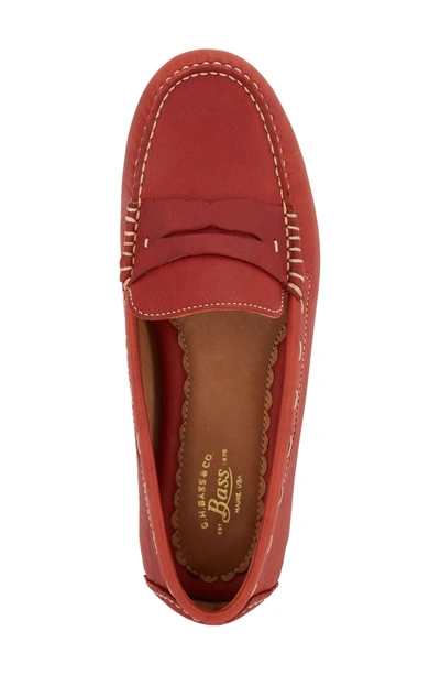 Shop G.h. Bass & Co. Patricia Driving Moccasin In Spice Leather