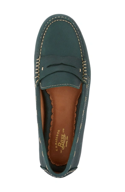 Shop G.h. Bass & Co. Patricia Driving Moccasin In Pine Leather