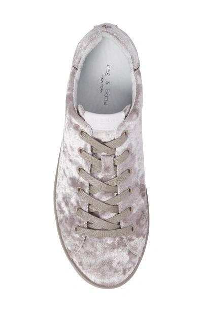 Shop Rag & Bone Rb1 Low-top Sneaker In Dove Velvet