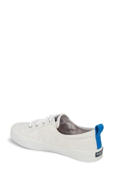 Shop Sperry Crest Vibe Slip-on Sneaker In White Multi Buoy Stripe Canvas