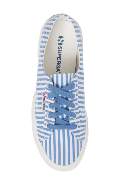 Shop Superga 'cotu' Sneaker In Light Blue/ Light Blue