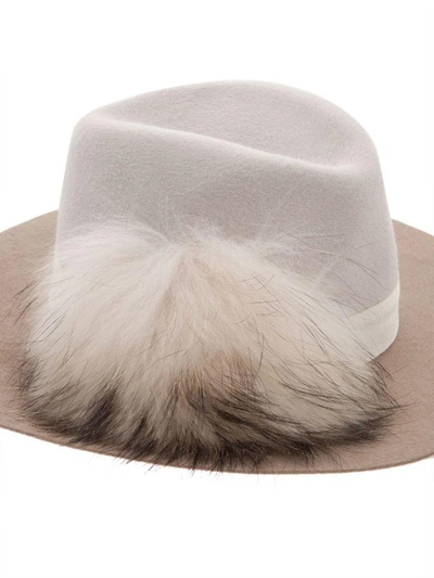 Shop Inverni - Hat In Beige