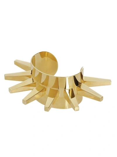 Shop Maison Margiela Spike Bracelet In Gold