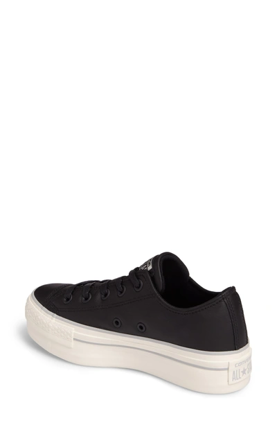 Shop Converse Chuck Taylor All Star Platform Sneaker In Black Leather