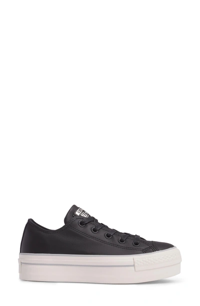 Shop Converse Chuck Taylor All Star Platform Sneaker In Black Leather