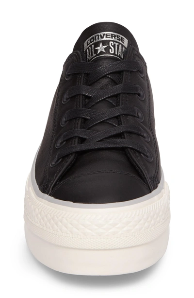 Shop Converse Chuck Taylor All Star Platform Sneaker In Black Leather