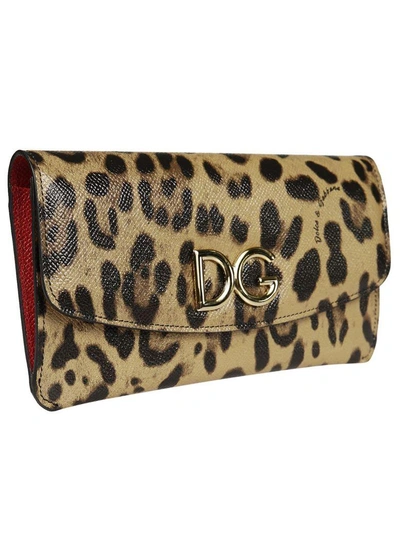 Shop Dolce & Gabbana Leo Continental Wallet