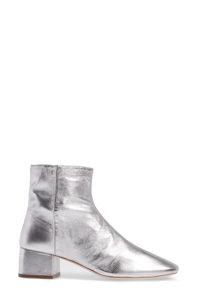 Shop Loeffler Randall Carter Mod Bootie In Silver