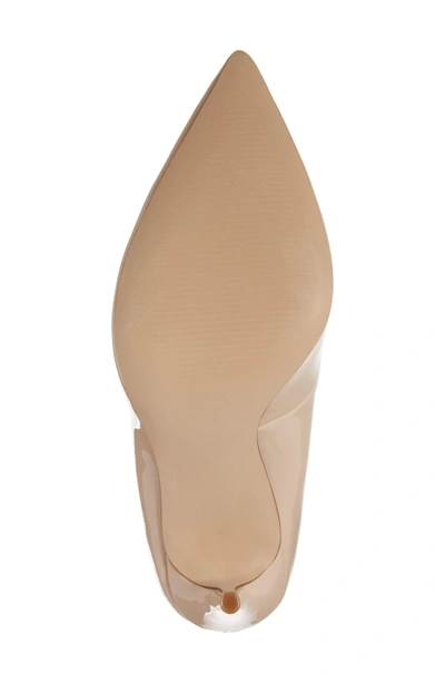 Shop Steve Madden Daisie Pointy-toe Pump In Blush Patent Leather