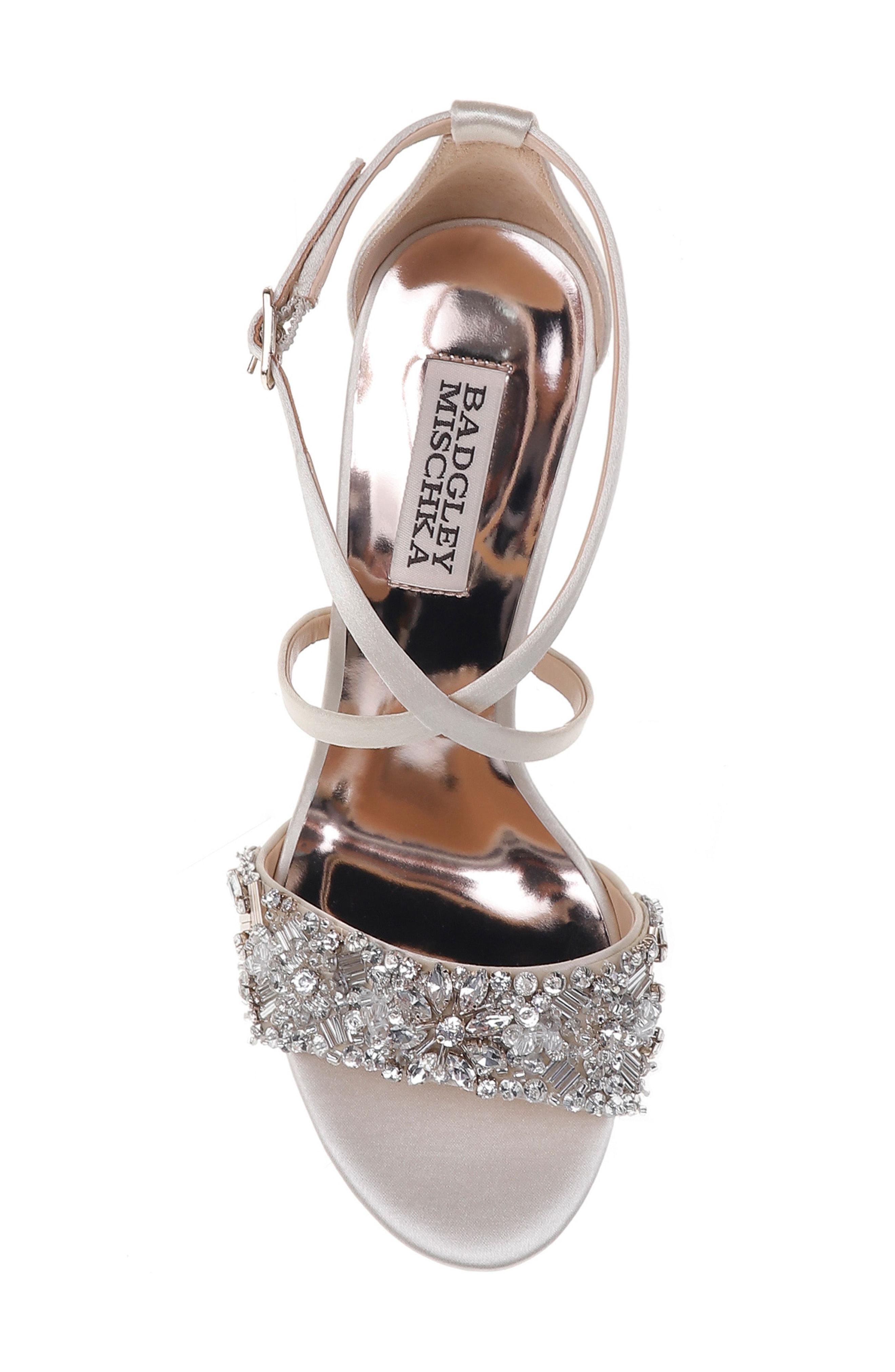 badgley mischka sandra ivory