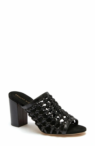 Shop Etienne Aigner Lanai Sandal In Black Leather