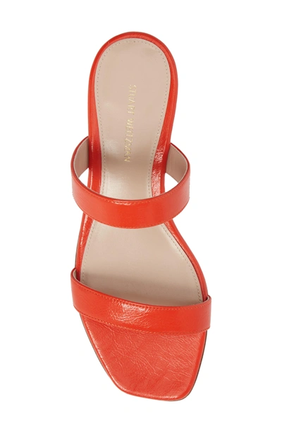 Shop Stuart Weitzman Ava Slide Sandal In Papgle