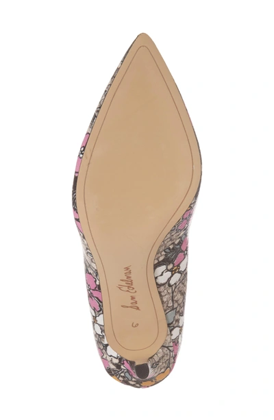 Shop Sam Edelman Hazel Pointy Toe Pump In Retro Floral Print