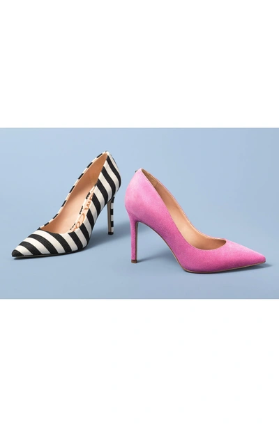 Shop Sam Edelman Hazel Pointy Toe Pump In Dusty Rose Suede