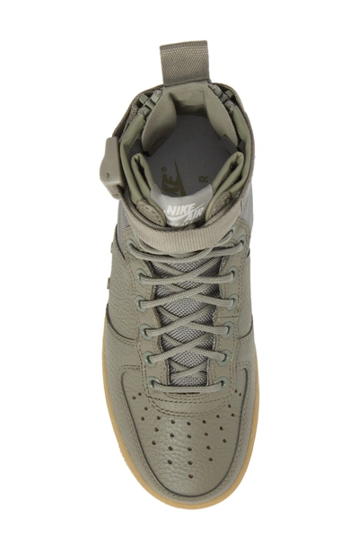 Shop Nike Sf Air Force 1 Mid Sneaker In Dark Stucco/ Dark Stucco