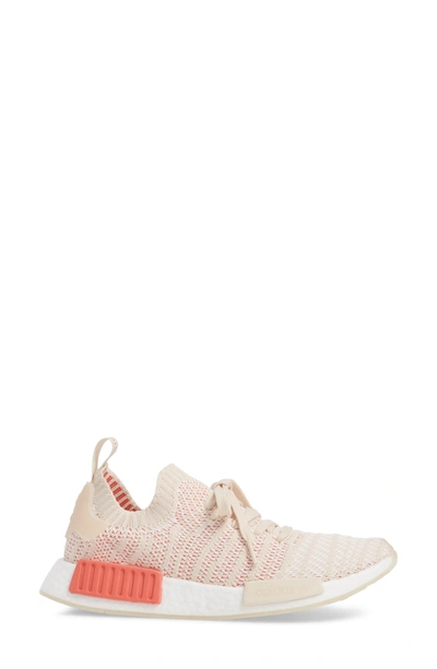Shop Adidas Originals Nmd R1 Stlt Primeknit Sneaker In Linen/ Crystal White/ White