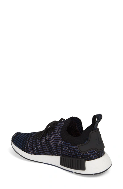 Shop Adidas Originals Nmd R1 Stlt Primeknit Sneaker In Core Black/ Ash Pink/ Indigo