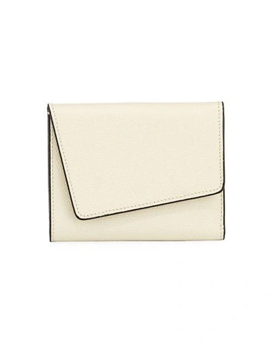 Valextra Twist Leather Portfolio Clutch Bag In Light Brown | ModeSens