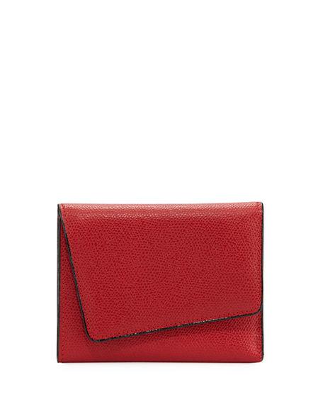Valextra Twist Leather Portfolio Clutch Bag In Light Brown | ModeSens