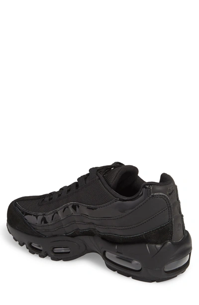 Shop Nike Air Max 95 Running Shoe In Black/ Black/ Anthracite