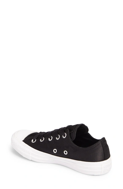 Shop Converse Chuck Taylor All Star Seasonal Ox Low Top Sneaker In Black/ Black/ White