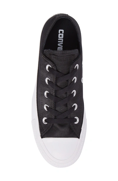 Shop Converse Chuck Taylor All Star Seasonal Ox Low Top Sneaker In Black/ Black/ White