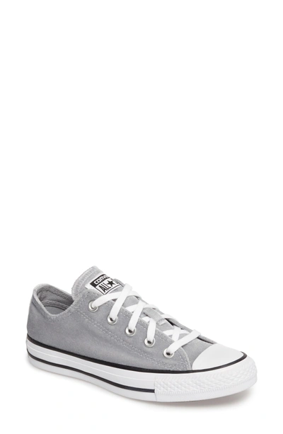 Shop Converse Chuck Taylor All Star Seasonal Ox Low Top Sneaker In Lone Wolf Grey Velvet