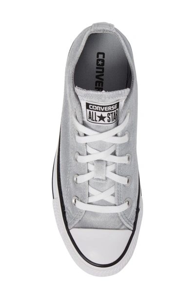 Shop Converse Chuck Taylor All Star Seasonal Ox Low Top Sneaker In Lone Wolf Grey Velvet