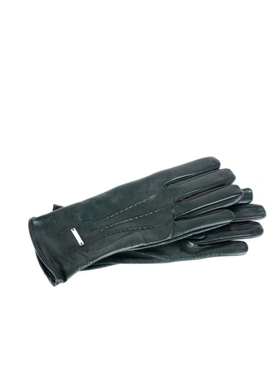 Shop Dondup Gloves In Verde