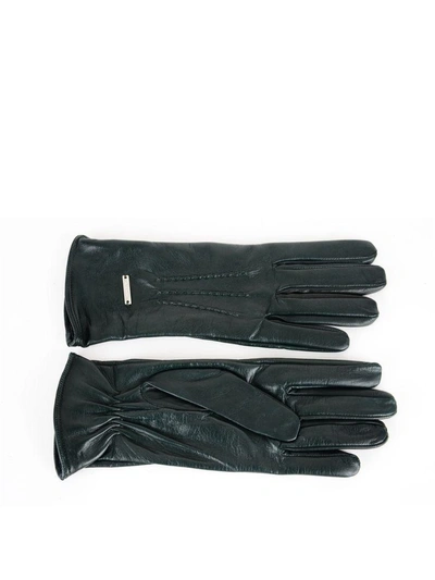 Shop Dondup Gloves In Verde