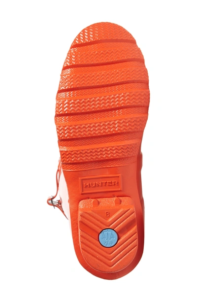Shop Hunter Original High Gloss Boot In Orange