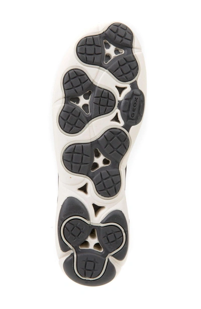 Shop Geox Nebula Slip-on Sneaker In Dark Grey Fabric