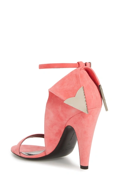 Shop Calvin Klein 205w39nyc Leititia Ankle Strap Sandal In Blush