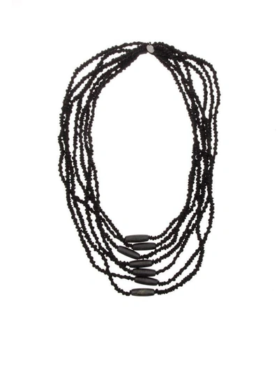 Shop Maria Calderara - Necklace In Black