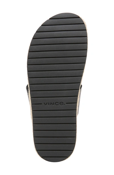 Shop Vince Avani T-strap Flat Sandal In Black
