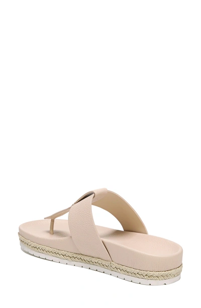 Shop Vince Avani T-strap Flat Sandal In Blush