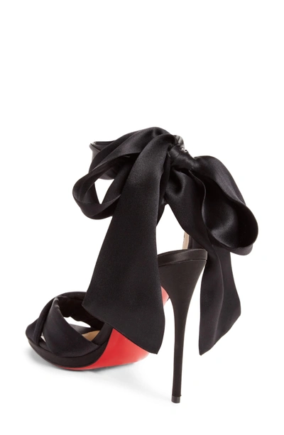 Shop Christian Louboutin Tres Frais Ankle Wrap Sandal In Black