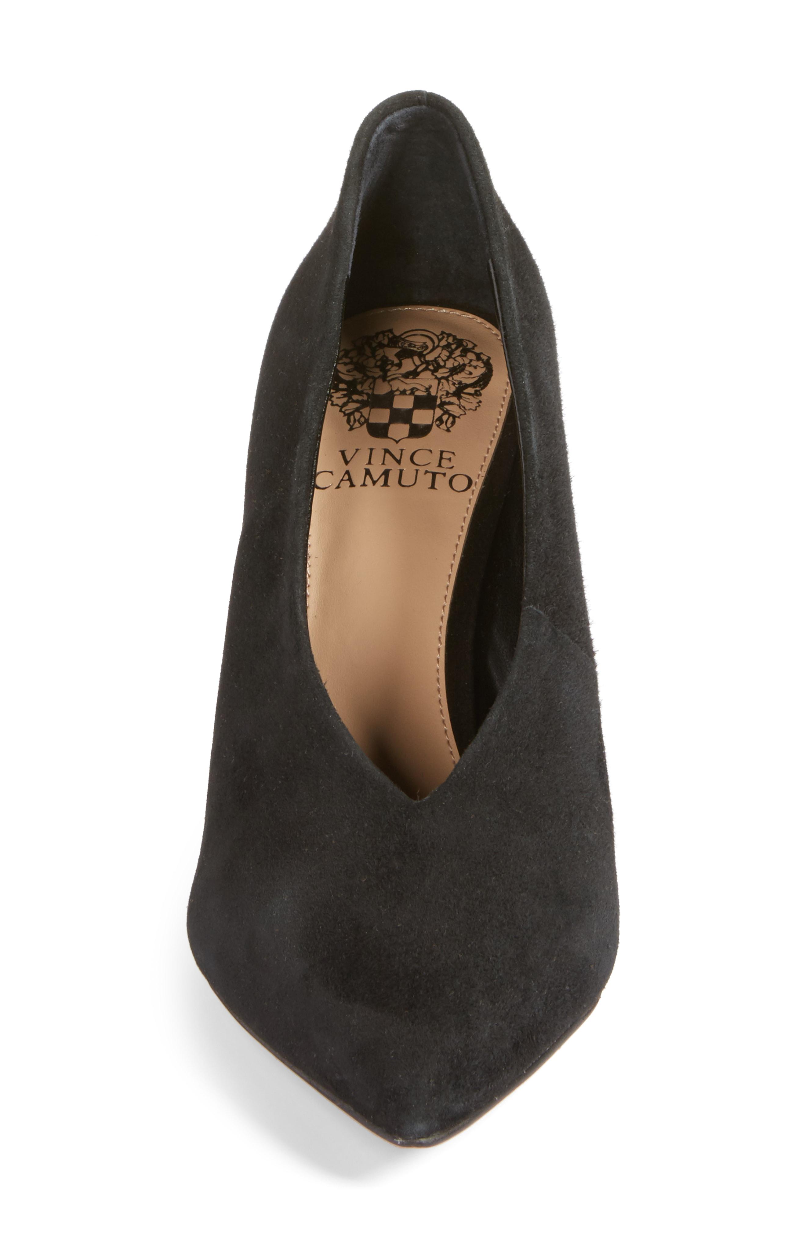vince camuto ankia suede pump black