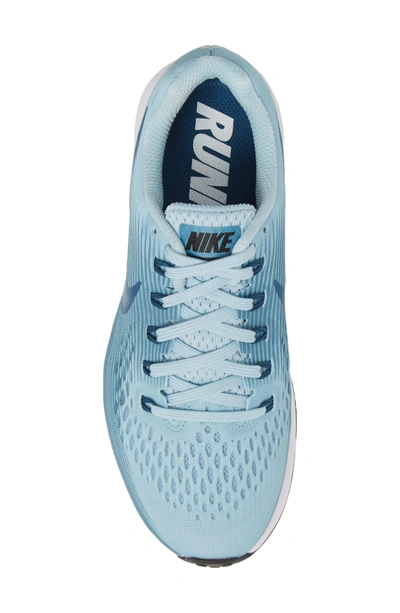 Shop Nike Air Zoom Pegasus 34 Running Shoe In Ocean Bliss/ Blue Force