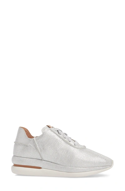 Shop Gentle Souls Raina Sneaker In White/ Silver Leather